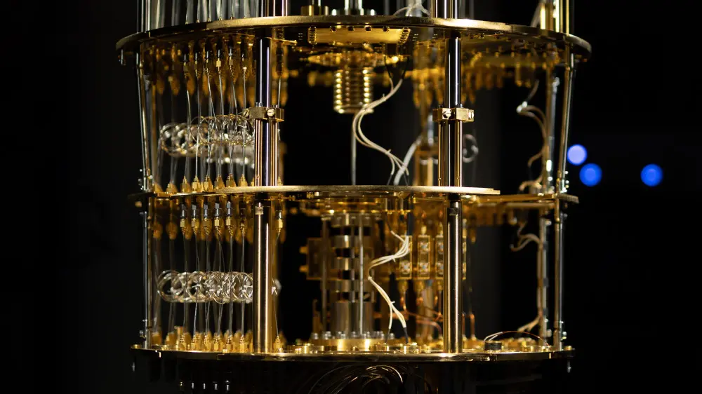 View of an IQM quantum computer.